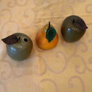 Glass fruit decor